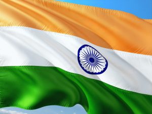 flag, india, banner